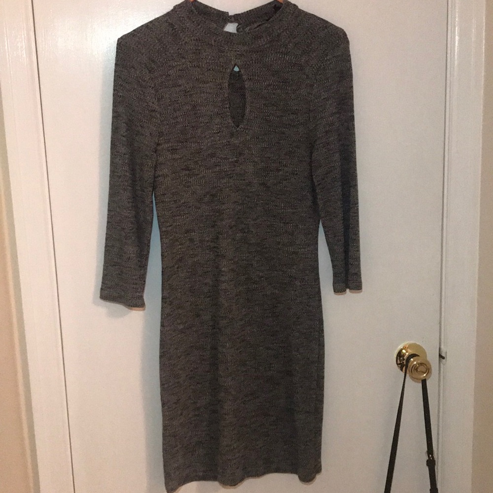 Knee high knit dress